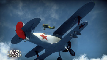 Картинка видео+игры war+thunder +world+of+planes полет самолеты