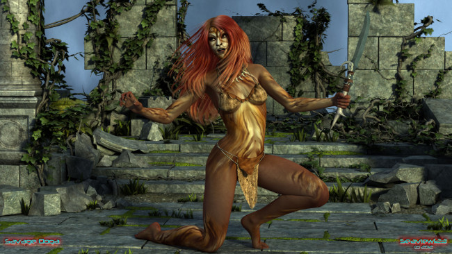 Обои картинки фото 3д графика, существа , creatures, существо, фон, взгляд, оружие