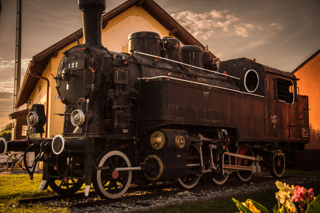 Обои картинки фото техника, паровозы, железная, рельсы, паровоз, дорога
