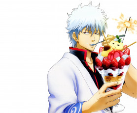 Картинка аниме gintama гинтама