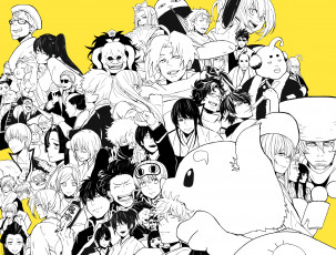 Картинка аниме gintama гинтама