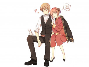 Картинка аниме gintama гинтама