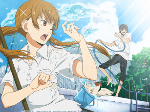 Картинка аниме tonari+no+kaibutsu девушка парень