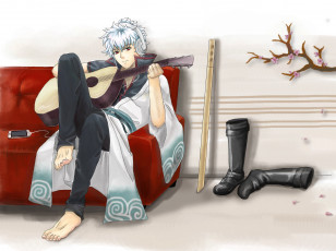 Картинка аниме gintama гинтама