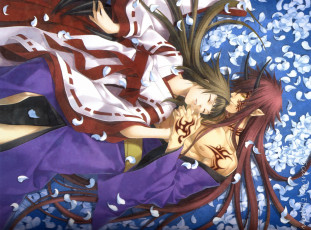 Картинка аниме hiiro+no+kakera багровые осколки