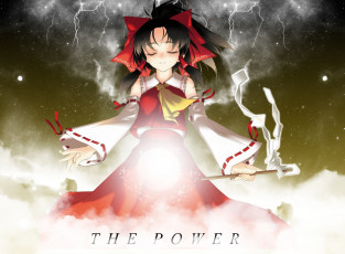 Картинка аниме touhou фон взгляд девушка