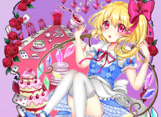 Картинка аниме touhou девочка