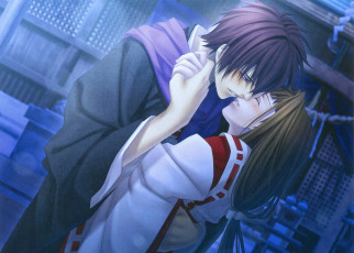 Картинка аниме hiiro+no+kakera багровые осколки