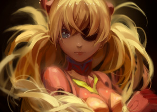 Картинка аниме evangelion девушка