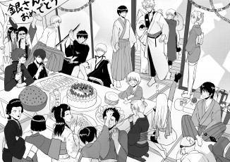 Картинка аниме gintama гинтама