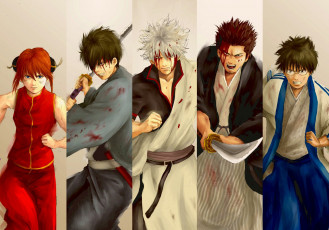 Картинка аниме gintama гинтама