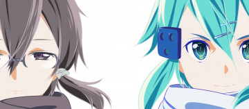 Картинка аниме sword+art+online фон взгляд девушки