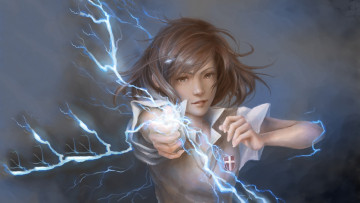 Картинка аниме магия +колдовство +halloween девочка арт certain scientific railgun