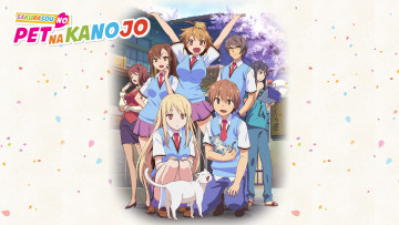 Картинка аниме sakurasou+no+pet+na+kanojo девушки взгляд фон