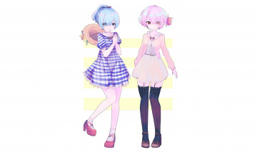 Картинка аниме re +zero+kara+hajimeru+isekai+seikatsu девочки