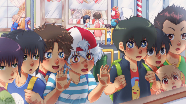 Обои картинки фото аниме, gintama, гинтама