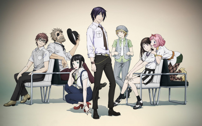 Обои картинки фото аниме, noragami, персонажи