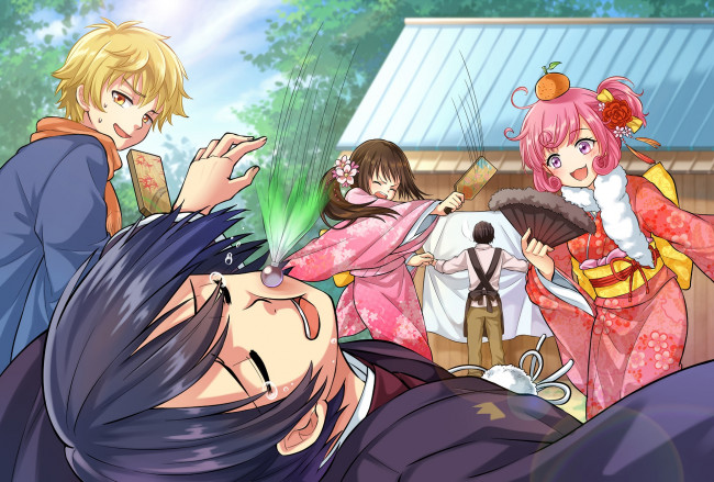 Обои картинки фото аниме, noragami, персонажи