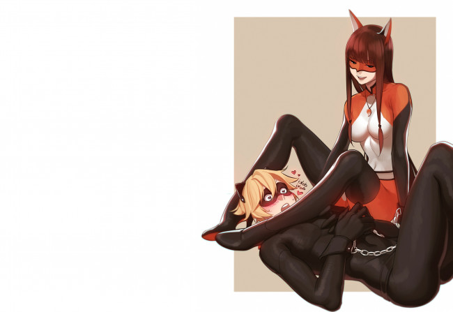 Обои картинки фото аниме, miraculous ladybug, девушка, парень