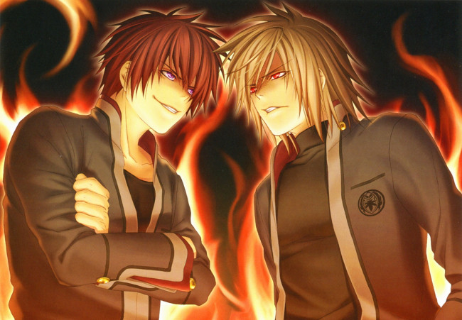 Обои картинки фото аниме, hiiro no kakera, багровые, осколки