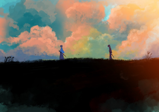 Обои картинки фото аниме, gintama, гинтама