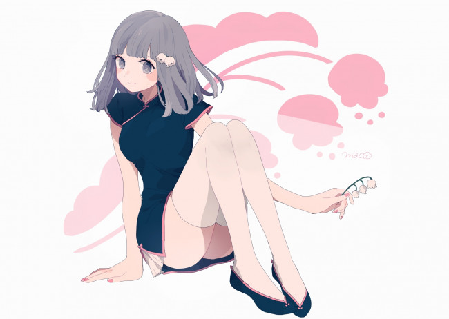 Обои картинки фото аниме, unknown,  другое, девушка