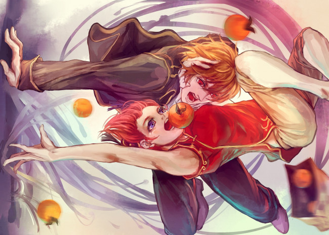 Обои картинки фото аниме, gintama, борьба