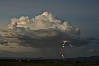 Картинка природа молния +гроза шторм