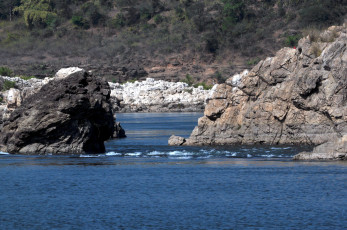 Картинка природа побережье скалы вода