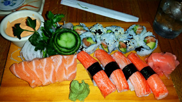 Картинка еда рыба +морепродукты +суши +роллы деликатесы