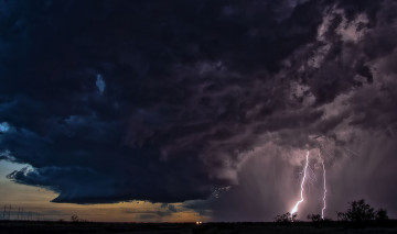 Картинка природа молния +гроза шторм