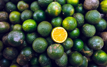 Картинка еда цитрусы много лаймы