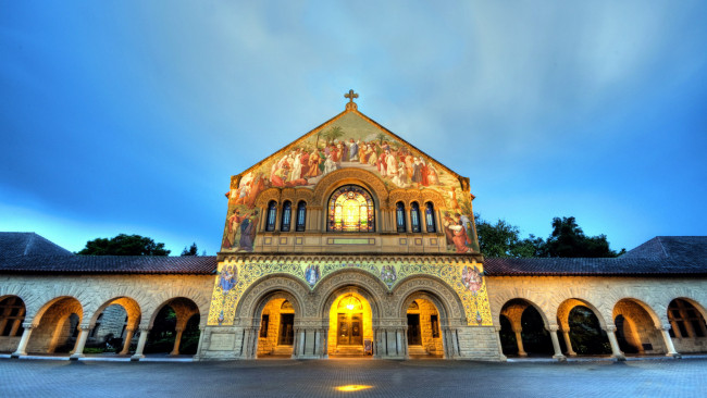 Обои картинки фото stanford memorial church, города, - католические соборы,  костелы,  аббатства, stanford, memorial, church