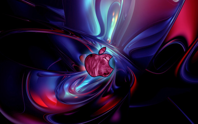 Обои картинки фото компьютеры, apple, логотип, фон