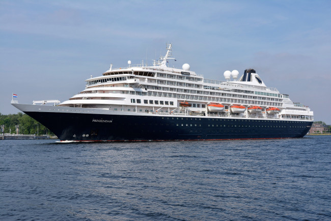 Обои картинки фото prinsendam, корабли, лайнеры, лайнер, круиз