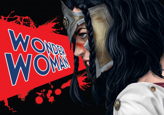 Картинка рисованное комиксы фон бдевушка маска