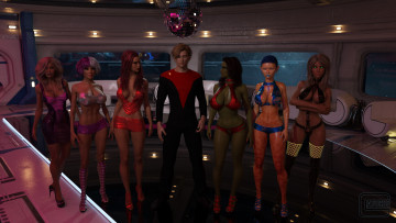 Картинка 3д+графика фантазия+ fantasy девушки фон взгляд