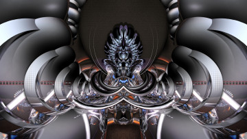 Картинка 3д+графика фракталы+ fractal узор фон цвета