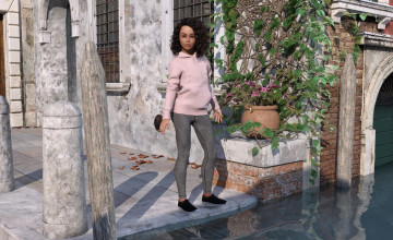 Картинка 3д+графика люди+ people девушка фон взгляд