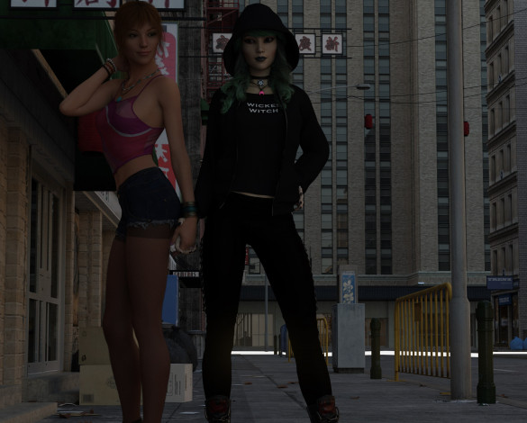 Обои картинки фото 3д графика, люди , people, девушки, взгляд, фон