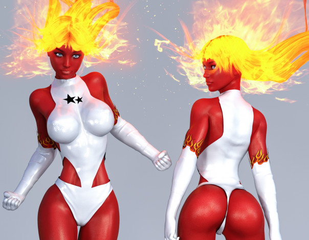 Обои картинки фото 3д графика, люди , people, девушка, взгляд, фон