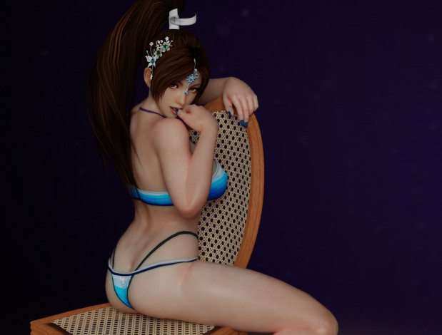 Обои картинки фото 3д графика, люди , people, девушка, взгляд, фон