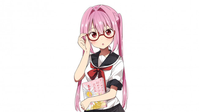 Обои картинки фото аниме, unknown,  другое , фон, взгляд, девушка