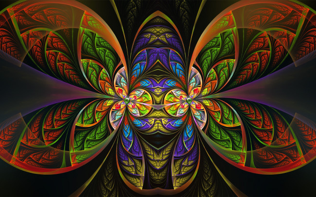 Обои картинки фото 3д графика, фракталы , fractal, узор, цвета, фон