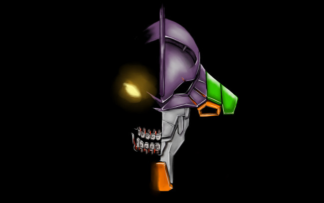 Обои картинки фото аниме, evangelion, робот, меха, eva