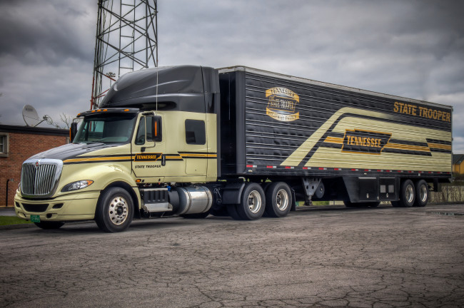 Обои картинки фото автомобили, international, грузовик, тягач, седельный