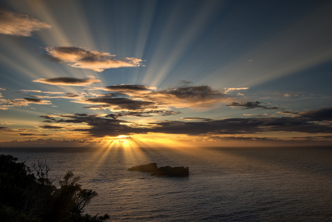 Обои картинки фото природа, восходы, закаты, простор