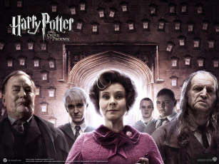 Картинка кино+фильмы harry+potter+and+the+order+of+the+phoenix крэбб гойл драко малфой филч долорес амбридж министр декреты