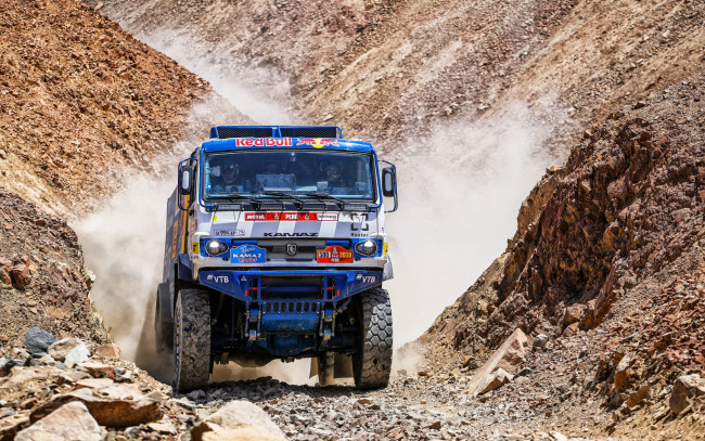 Обои картинки фото спорт, авторалли, камаз