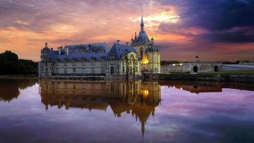 Картинка chateau+de+chantilly города замки+франции chateau de chantilly